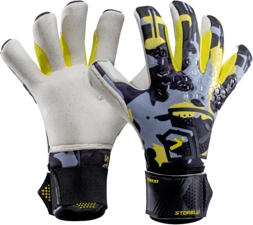 Vista 13 de Storelli Silencer Goalkeeper Gloves, with Removable Finger Spines, High-Impact Hand Protection, Soccer Accessories