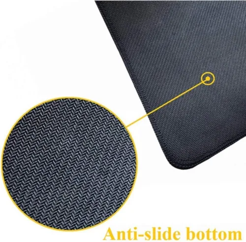 Vista 12 de Keepcute - Alfombrilla de escritorio topográfica negra, alfombrilla grande para mouse para juegos de 35.4 x 15.7 pulgadas
