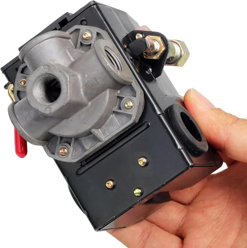 Vista 2 de XIAOWEI Interruptor de presión del compresor de aire CAC-4332 para DeVilbiss CAC-4332-1 125/95 PSI 24Amp 120Vac