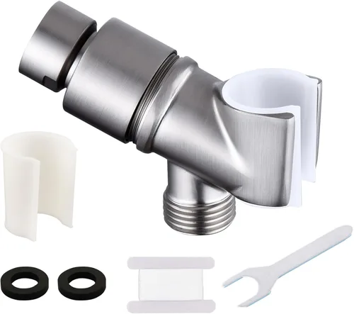 Vista 8 de Adaptador de Codo para Cabezal de Ducha, Adaptador de Codo para Brazo de Ducha para Duchas de Mano y Duchas Montadas en Pared, Extensión de Brazo