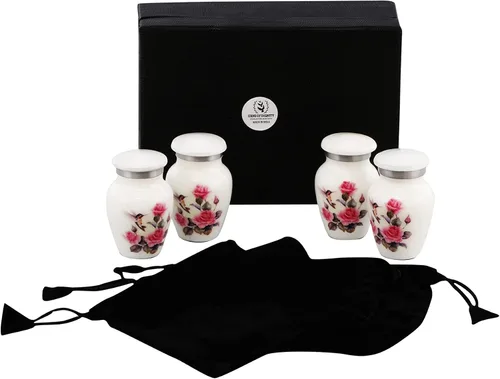 Vista 11 de Urnas de Recuerdo de Mariposa y Colibrí para Cenizas Humanas - Urnas Decorativas, Urnas para Cenizas Humanas Mujer y Hombre, Urnas para Cenizas