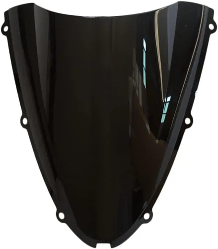 Vista 6 de FLPRO - Parabrisas de plástico ABS de doble burbuja compatible con deflectores de viento Kawasaki ZX-10R 2005-2008, ZX-6R 2005-2006, ZX-6RR/ZX600
