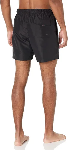 Vista 2 de Calvin Klein Men's Standard Uv Protected Ck Logo Print Quick Dry Swim Trunk