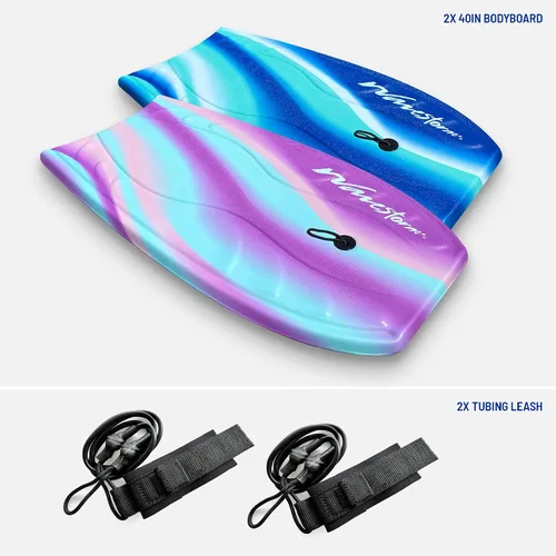 Vista 6 de Wavestorm Bodyboard de espuma 40" Paquete completo de 2