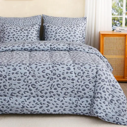 Vista 12 de lasoftan Juego de edredón floral Queen con sábanas, ropa de cama vintage de lujo de 7 piezas, ropa de cama de microfibra suave en una bolsa, juego