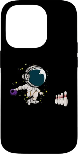 Vista 17 de Astronaut Bowling Player Bowling Ball Pins Bowling Team Case for iPhone 16
