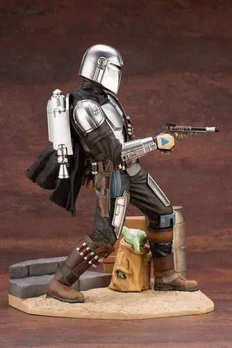 Vista 12 de Kotobukiya The Mandalorian & The Child ArtFX - Estatua de PVC, multicolor