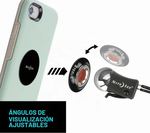Vista 7 de Nite Ize - Soporte magnético de automóvil para celulares inteligentes