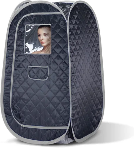 Vista 13 de Smartmak Tienda de Sauna de Vapor Portátil, Sala de Spa Plegable de Cuerpo Completo para Una Persona para Terapia de Desintoxicación Sin Vaporizador