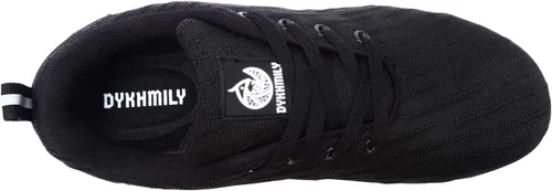 Vista 4 de DYKHMILY Zapatos deportivos con punta de acero para hombres y mujeres, zapatos de trabajo ligeros, antideslizantes, zapatos de seguridad