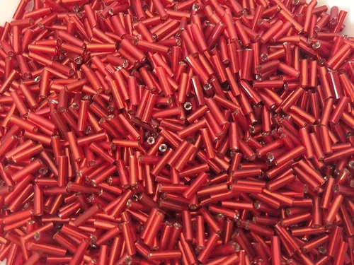 Vista 10 de Cuentas de corneta checa 40 gr / 1.4 oz Tubo de vidrio tamaño #3 0.276 in (mezcla surtida)