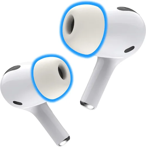 Vista 14 de Almohadillas de espuma viscoelástica Foam Masters para AirPods Pro 1ª y 2ª generación Cómodas Seguras Mejor cancelación de ruido Reemplazo