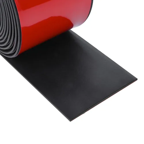 Vista 28 de Tiras de goma de neopreno con parte trasera adhesiva, junta autoadhesiva para acolchado de alfombrilla, 1 pulgada de ancho x 1/5 pulgadas de grosor