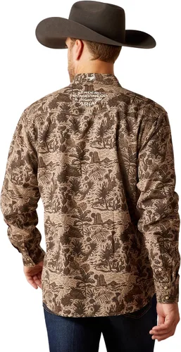 Vista 2 de ARIAT Camisa Sendero Desert Retro Fit para hombre