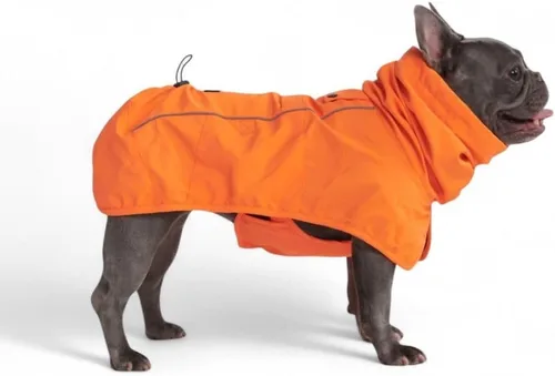 Vista 40 de Spark Paws - Chaqueta impermeable para perros, resistente al viento, para perros pequeños, medianos, grandes y extragrandes, traje reflectante