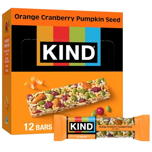 Vista 4 de KIND - Barras de nueces, almendras y coco, barras de aperitivos saludables, libres de gluten, bajas en sodio, 0.11 onzas de proteína, 12