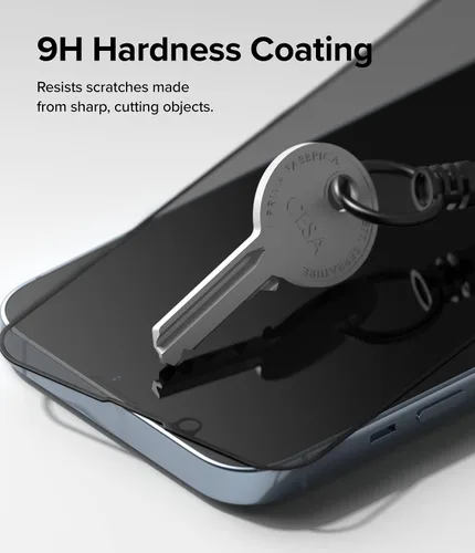 Vista 8 de Ringke Vidrio de privacidad [antiespía] compatible con iPhone 14 Plus protector de pantalla de 6.7 pulgadas, vidrio templado de cobertura completa