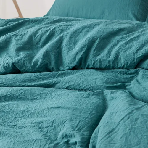 Vista 3 de Byourbed Natural Loft - Juego de edredón tamaño King extragrande - Ocean Depths Teal