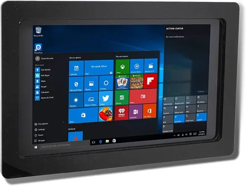 Vista 6 de Funda de acrílico VESA antirrobo para tableta Microsoft Surface Go con montaje en pared (superficie Go 1/2/3/4, negro)