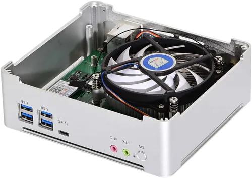 Vista 5 de KINGDEL NC590 Mini PC i5-8300H Procesador, 16GB DDR4 512GB SSD, 4 núcleos 8 hilos 4.00GHz Max Turbo Frecuencia, 6xUSB 3.0 Mini computadora
