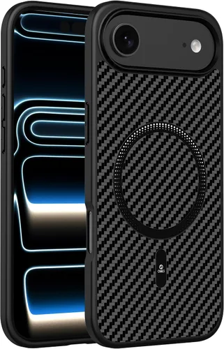 Vista 30 de ONES Funda delgada para iPhone 8 Plus / 7 Plus, cubierta de patrón de fibra de carbono, funda protectora a prueba de golpes con diseño minimalista