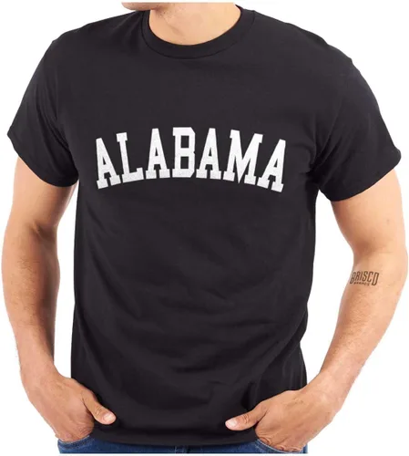 Vista 14 de Alabama Athletic Student Vacation Souvenir Graphic T Shirt hombres o mujeres