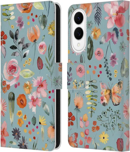 Vista 94 de Head Case Designs Officially Licensed Ninola Butterfly Nature Spring Floral Leather Wallet Case Compatible with Samsung Galaxy A07 4G