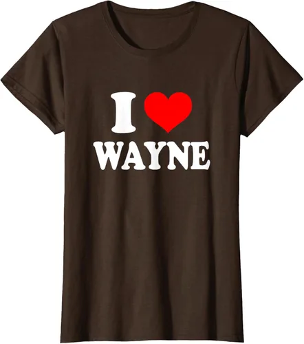 Vista 16 de Wayne - Camiseta I Heart Wayne - I Love Wayne, Negro, S