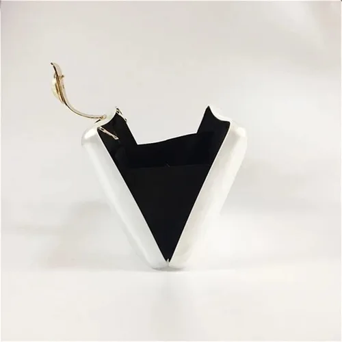 Vista 4 de ZLXDP - Bolso de mano de acrílico perla para noche, bolso de mano de cadena para boda, fiesta, mujer, bolso cruzado