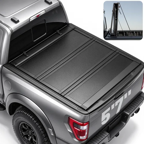 Vista 13 de WOLFBOX Cubierta tonneau retráctil eléctrica para Toyota Tundra 2007-2021
