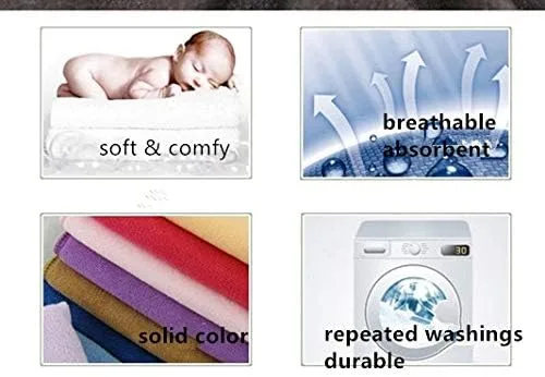 Vista 6 de Bata de baño larga estilo quimono de algodón suave para mujer, colores lisos.