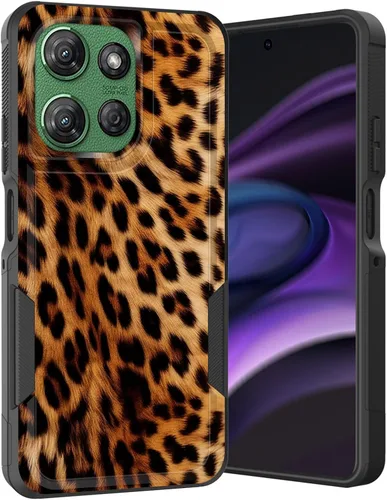 Vista 86 de para Moto G Play 4G 2024, funda de dos capas híbrida resistente y a prueba de golpes, PC duro + silicona suave protectora para Motorola Moto G Play