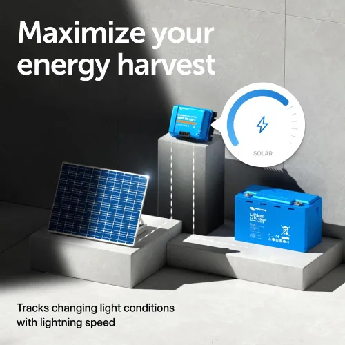 Vista 4 de Victron Energy SmartSolar MPPT Controlador de carga solar (Bluetooth) - Controladores de carga para paneles solares - 100V, 50 amperios, 12/24