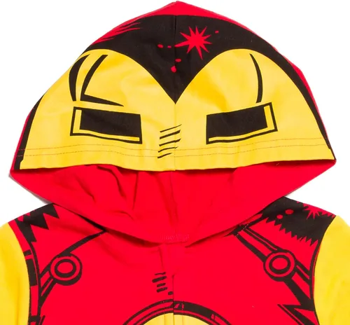 Vista 5 de Marvel Venengers Spider-Verse Spider-Man Venom Iron Man Zip Up Cosplay Enterizo Recién Nacido a Niño Pequeño