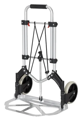 Vista 2 de Vestil FHC-250 Carretilla de mano plegable de aluminio de 250 libras. Capacidad Plata