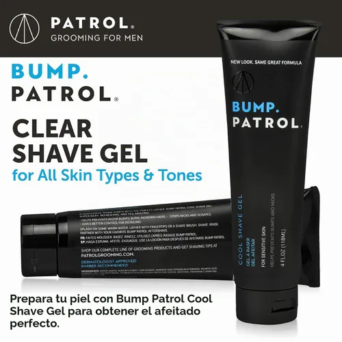 Vista 3 de Bump Patrol Cool Shave Gel 4 oz. Tubo (Sensitive)