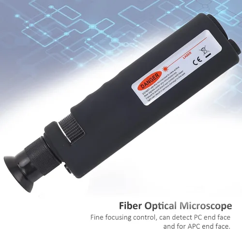 Vista 4 de Microscopio de fibra óptica, microscopio portátil monocular 400X de alta precisión, cable de fibra óptica, lupa de inspección, detector