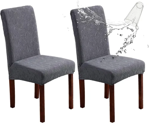 Vista 50 de Fundas impermeables para sillas de comedor, fundas elásticas para sillas Parsons, para comedor, cocina, funda protectora para silla de comedor