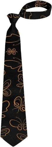 Vista 2 de Corbata formal para hombre regular para traje de oficina diario lazos suaves