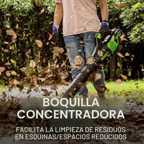 Vista 7 de Greenworks - Soplador eléctrico de hojas de 80 V, 730 CFM, solo herramienta