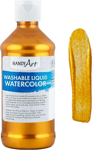 Vista 28 de Handy Art Pintura líquida lavable para acuarela, juego de 10