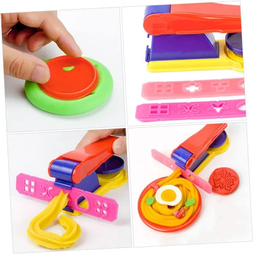 Vista 5 de 1 Unidades de máquina de pegamento de fideos Filimento Paternidad Presente para Niños Juguete Luz Niños Playset Plastilina Molde Juguete Artesanía