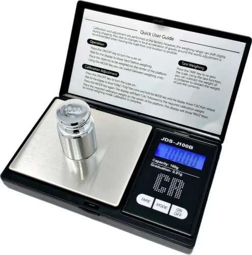 Vista 13 de CR Scale - Báscula digital prémium para alimentos, 3.53 oz por 0.00 oz, negro, portátil (JDS-100B)