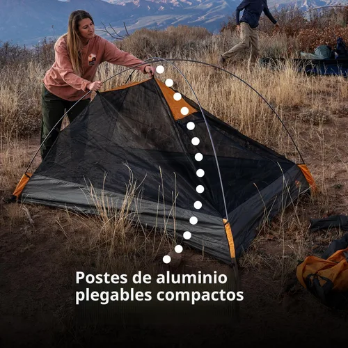 Vista 8 de Kelty Grand Mesa 2P or 4P Backpacking Tent – 3 Season Camping, Thru Hiking Shelter, Aluminum Pole Frame, Single Door + Vestibule