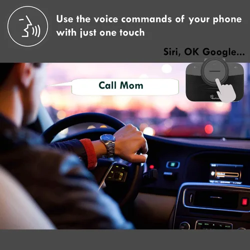 Vista 3 de Altavoz de coche B-PRO 2B Kit manos libres, 6W Hi-Fi Altavoces, con Bluetooth Automático Multipunto Conexión Teléfono Celular