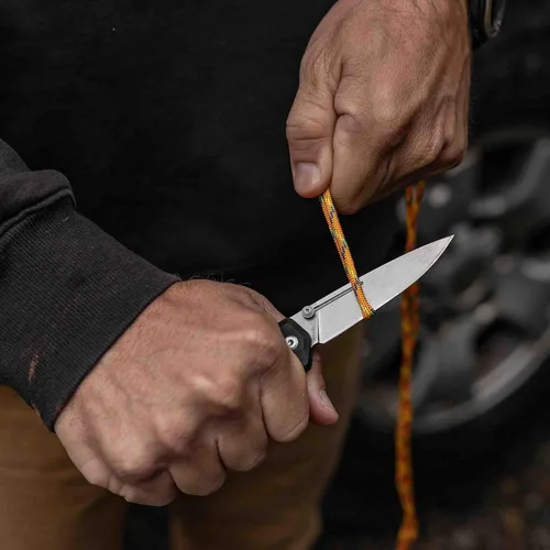 Vista 10 de Gerber Gear Zilch - Cuchillo plegable de hoja de borde liso de 3.1 pulgadas, equipo y equipo EDC, color marrón coyote