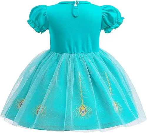 Vista 11 de REXREII Disfraces de princesa para Halloween, carnaval, Navidad, cumpleaños, concurso, fiesta, verano, vestido de tul