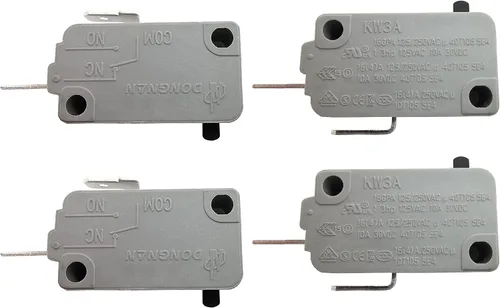 Vista 11 de Interruptor de puerta de horno de microondas KW3A 16A 125/250V Interbloqueo de puerta (2 normalmente abiertos y 1 normalmente cerrado)