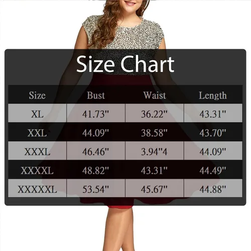 Vista 3 de SexyDresses for Women Date Night Size Round Neck Chiffon Sequin Zipper Zipper Cocktail Dresses for Women 2023