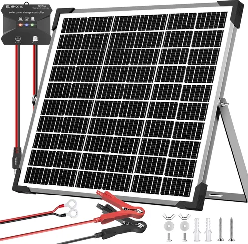Vista 11 de Voltset Kit de cargador de batería de panel solar de 50W 24V